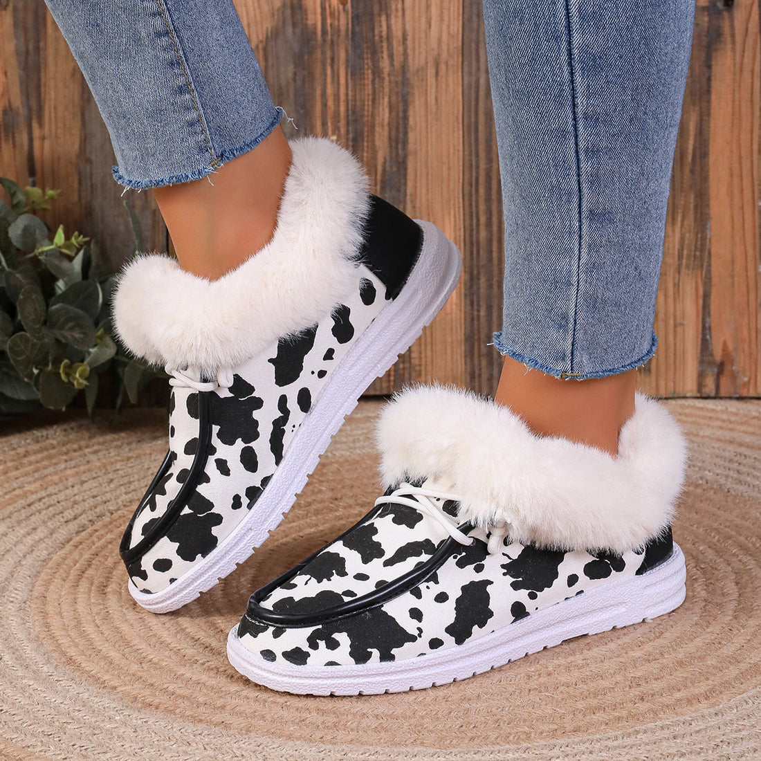 Ellen™ Slip-On Fluffy Snow Boots