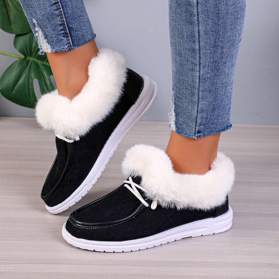 Ellen™ Slip-On Fluffy Snow Boots