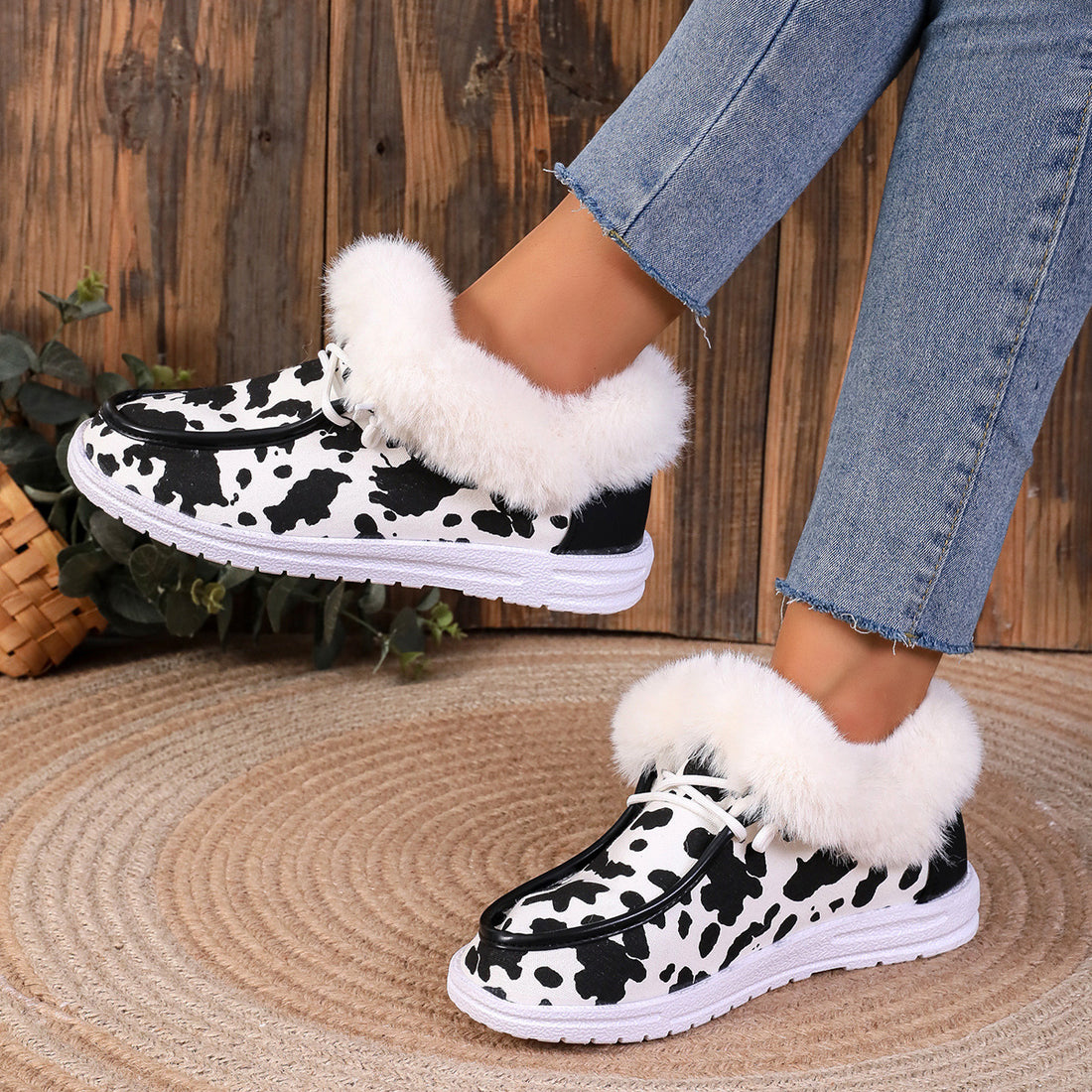 Ellen™ Slip-On Fluffy Snow Boots